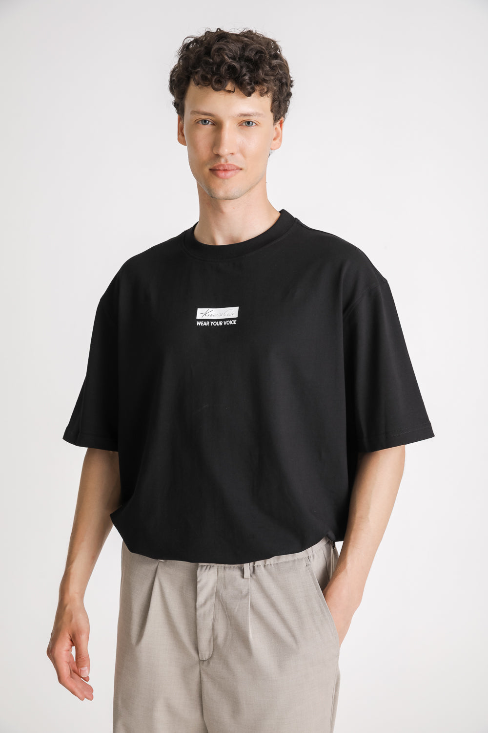 Oversized Graphic Cotton T Shirt