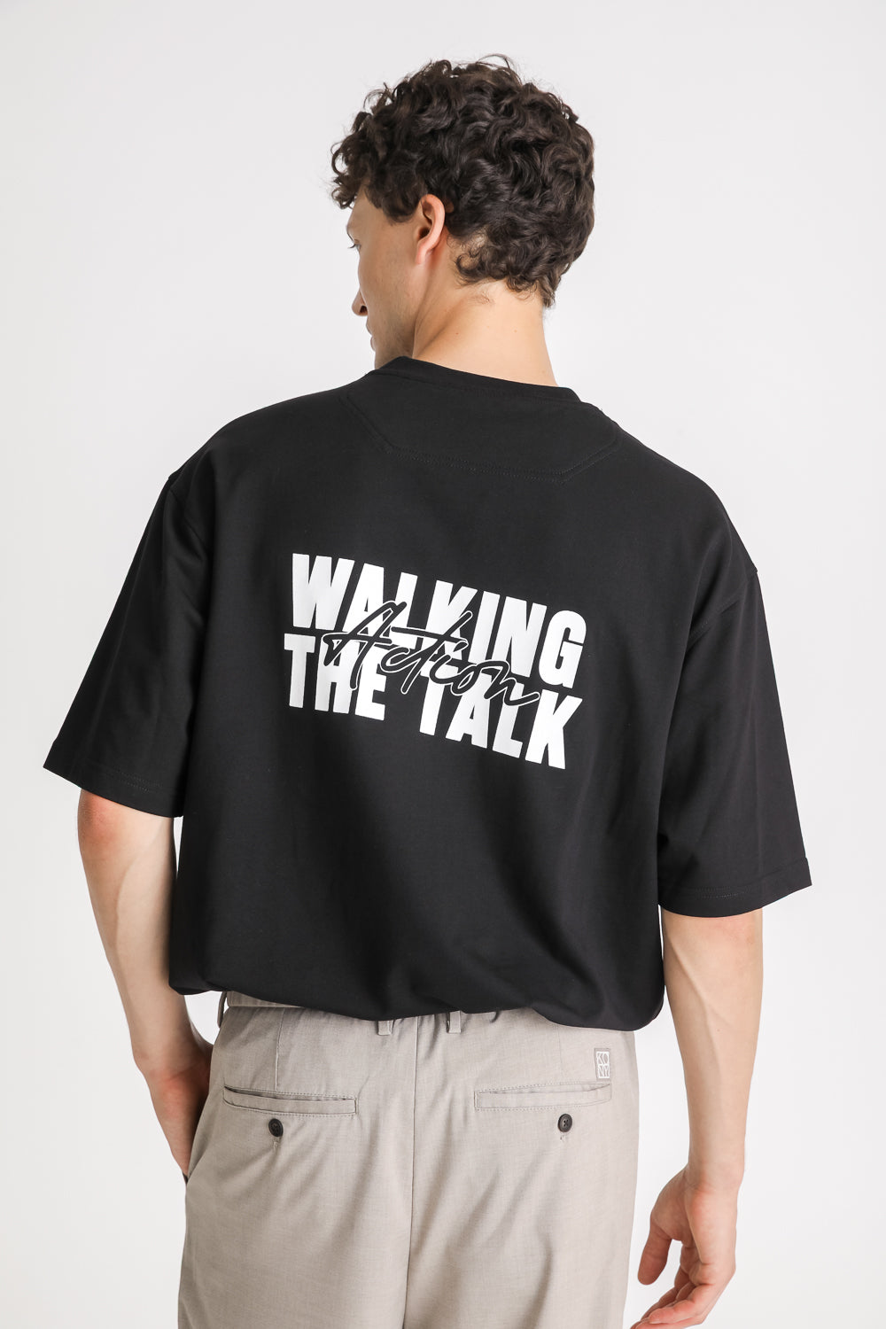 Oversized Graphic Cotton T Shirt