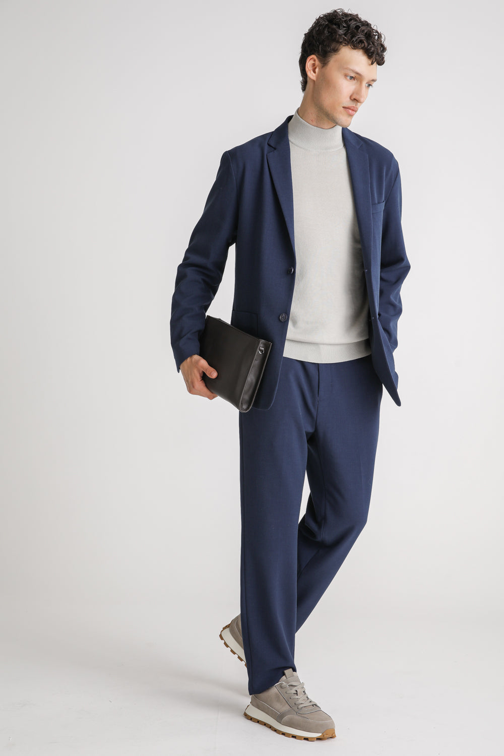 Tailored Straight Leg Trousers