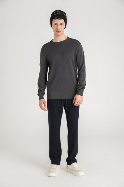Textured Cotton Knit