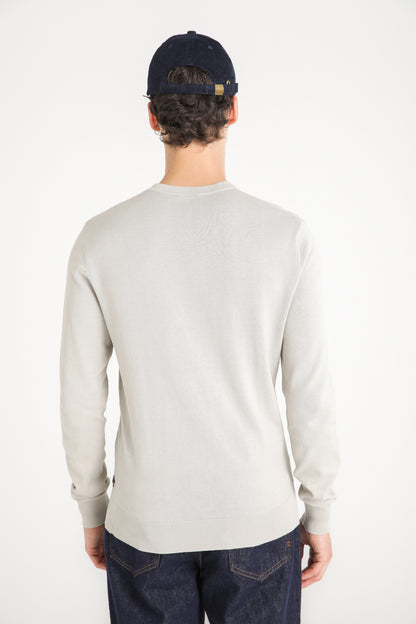Cotton V Neck Sweater
