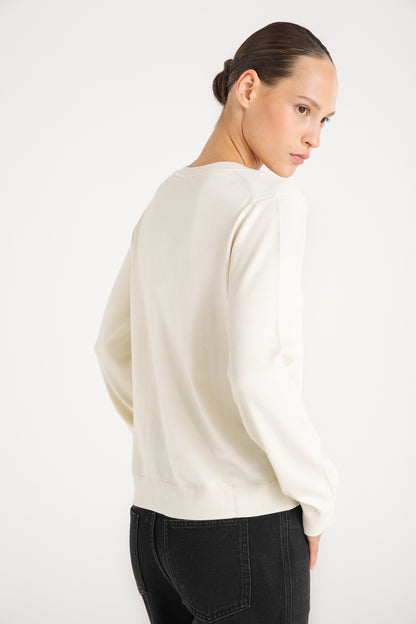 V Neck Knit Cardigan