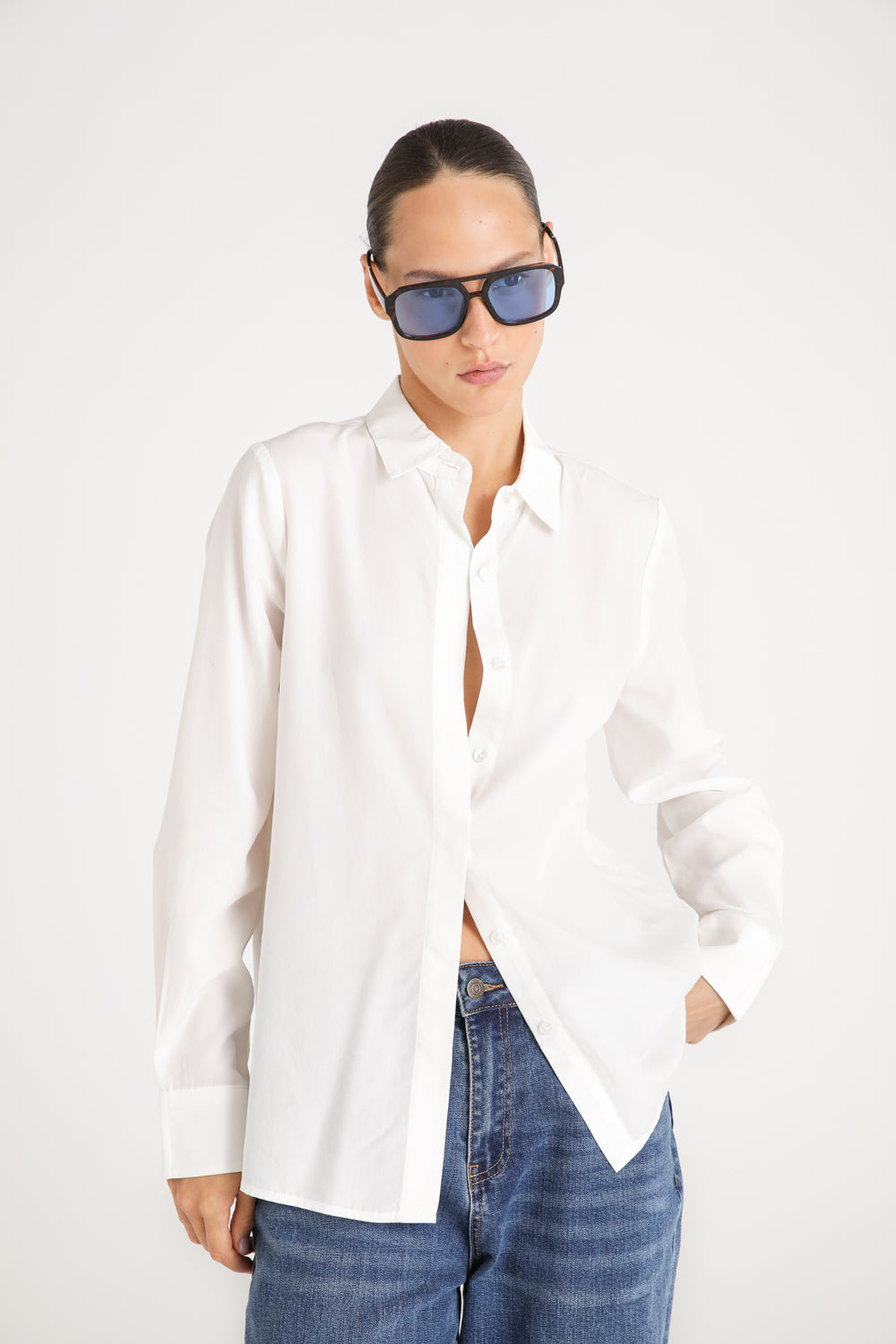 Relaxed Lyocell Shirt