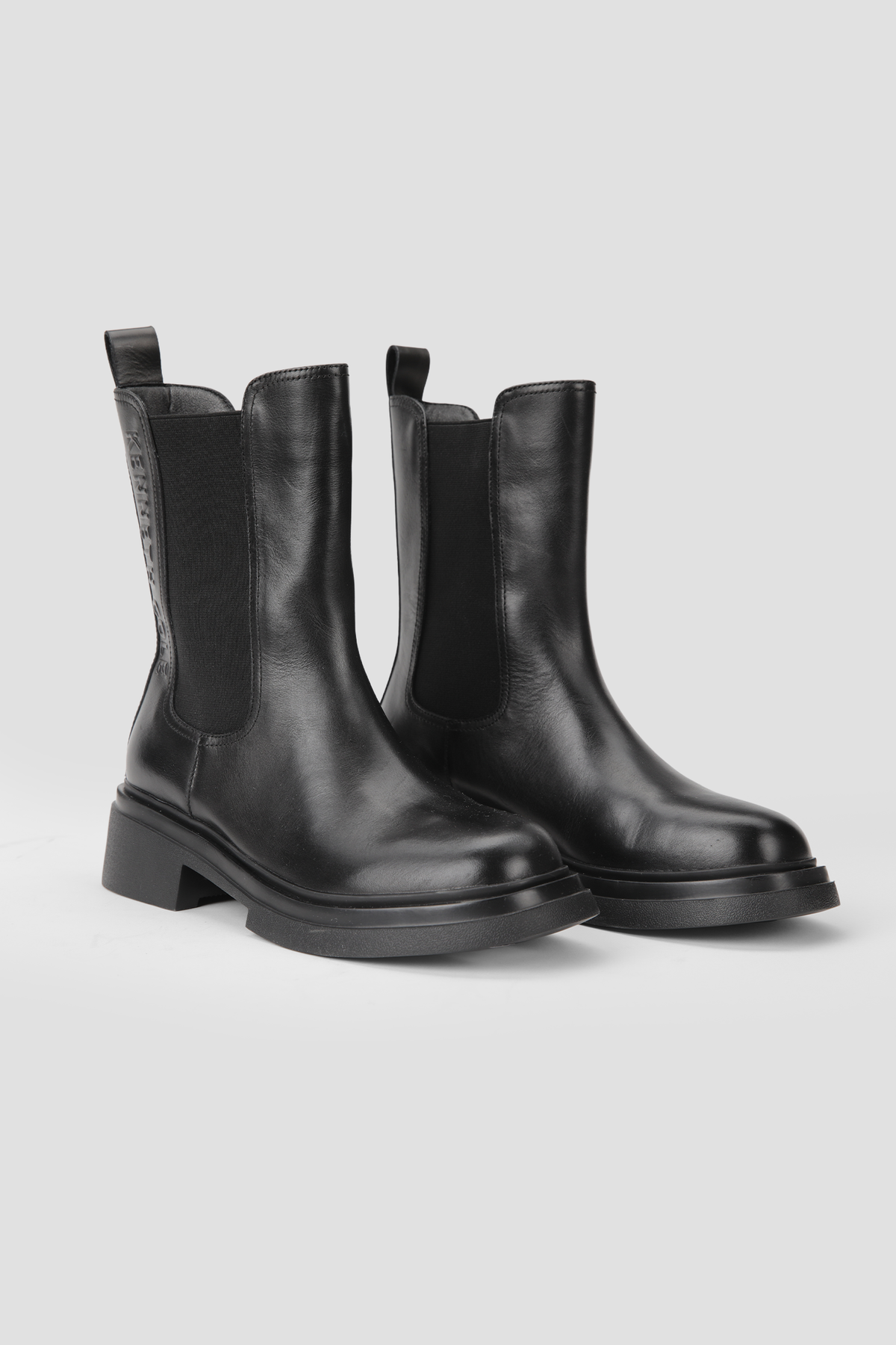 Leather Platform Boots