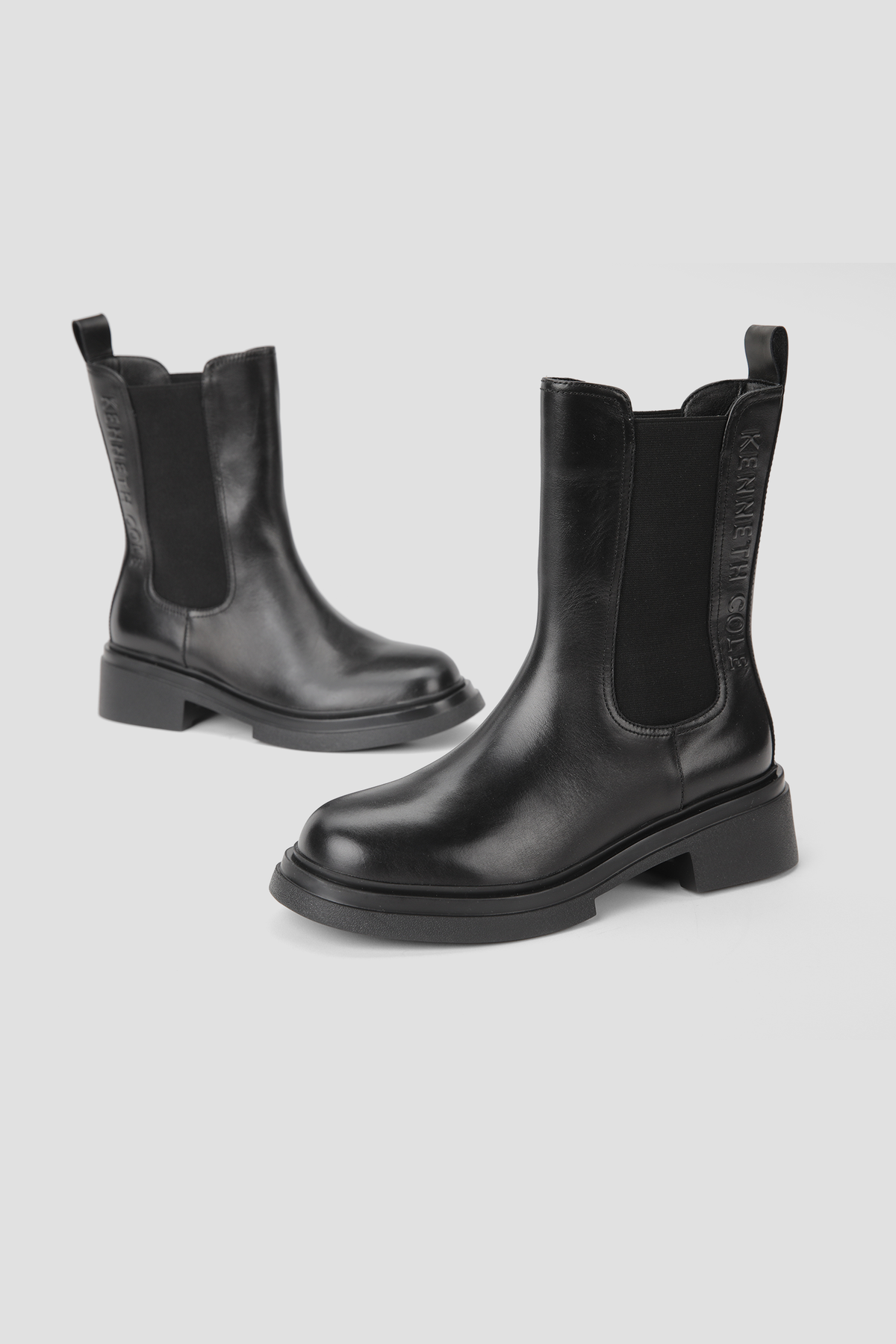 Leather Platform Boots