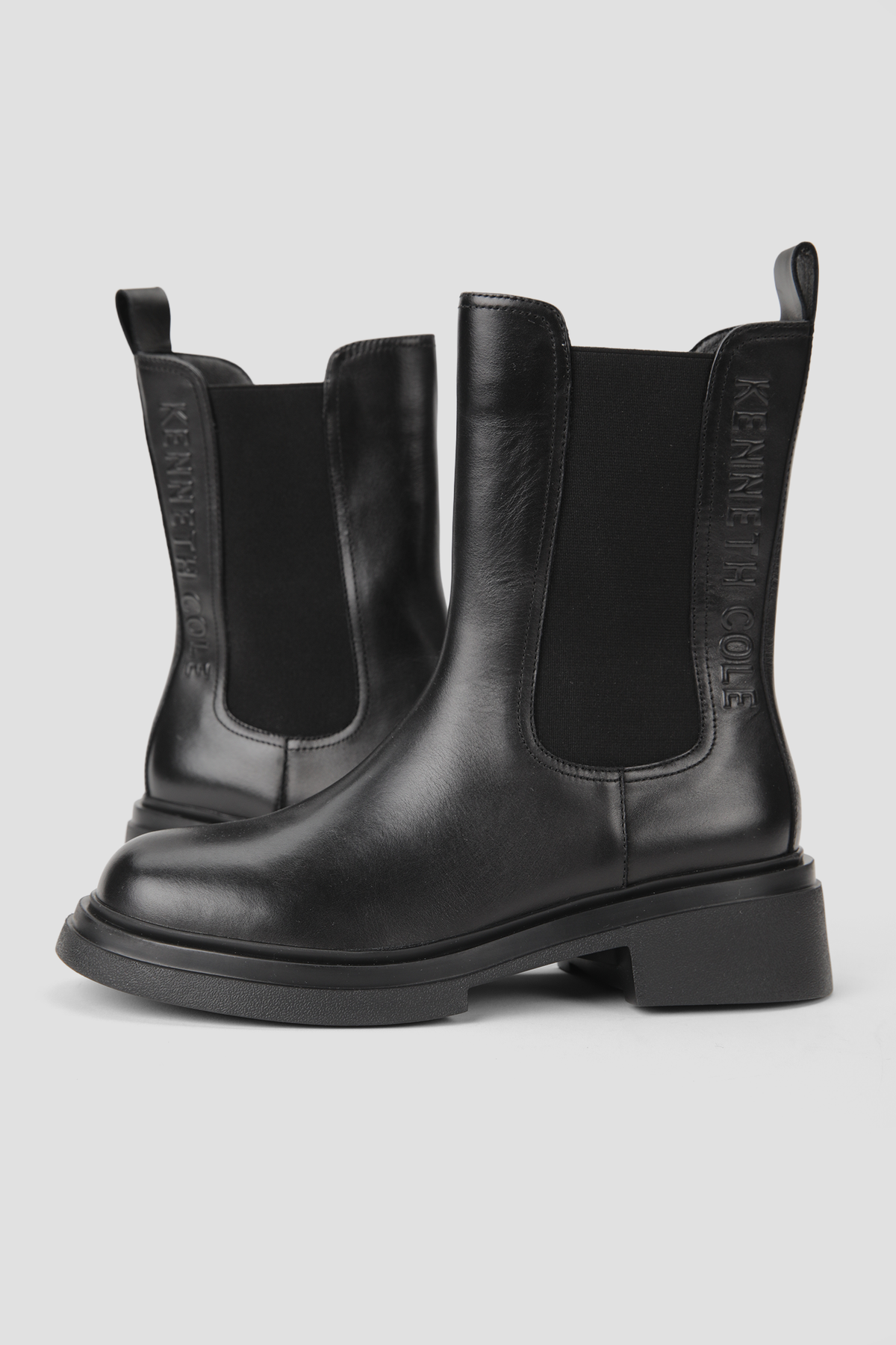 Leather Platform Boots