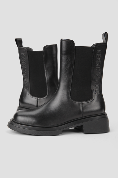 Leather Platform Boots