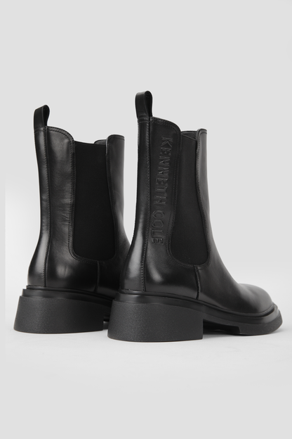 Leather Platform Boots