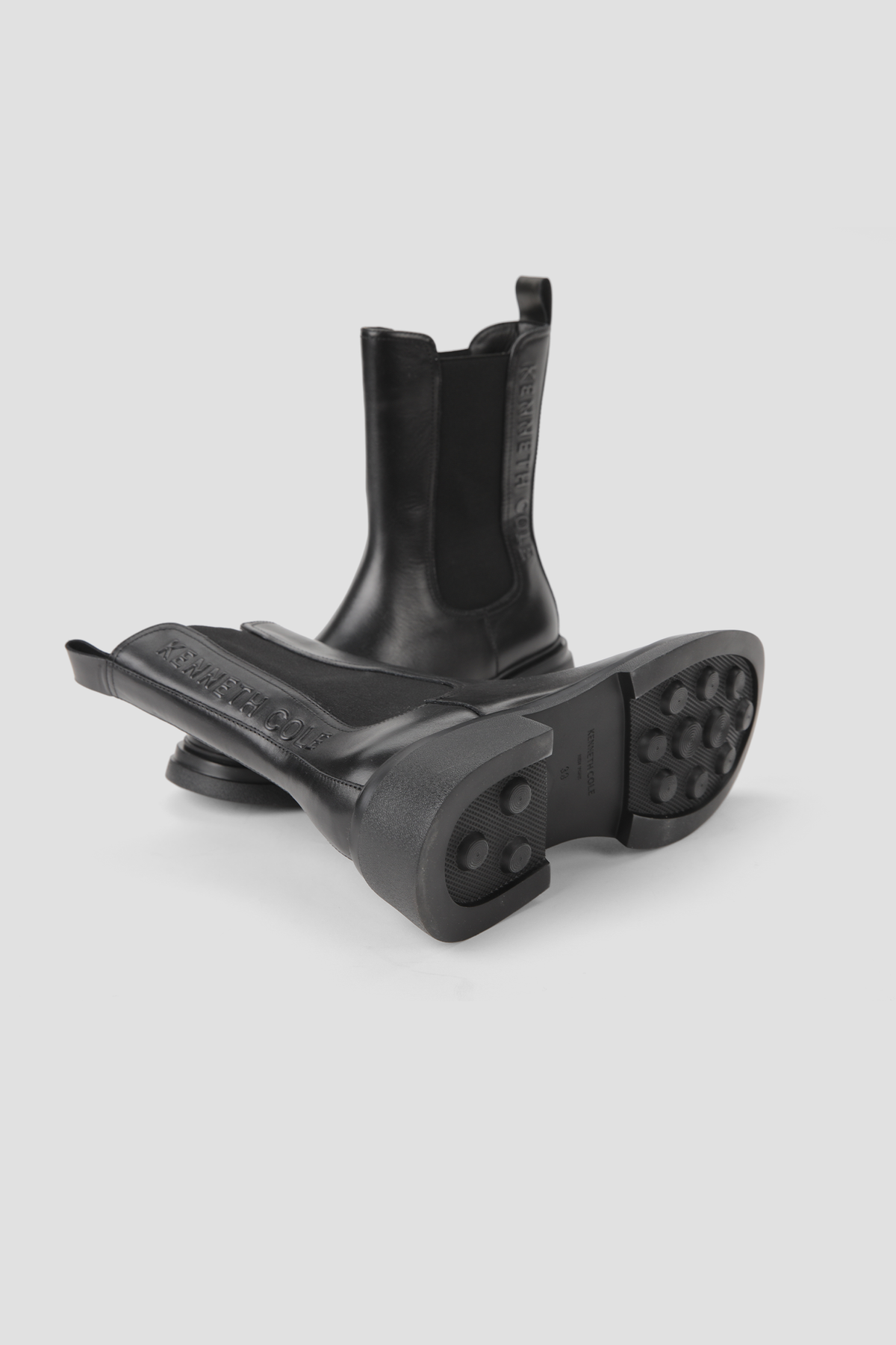 Leather Platform Boots
