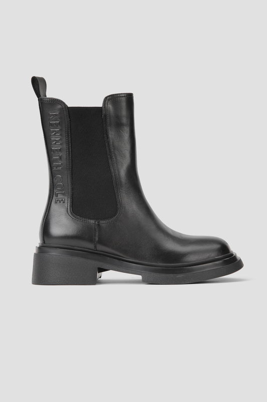 Leather Platform Boots