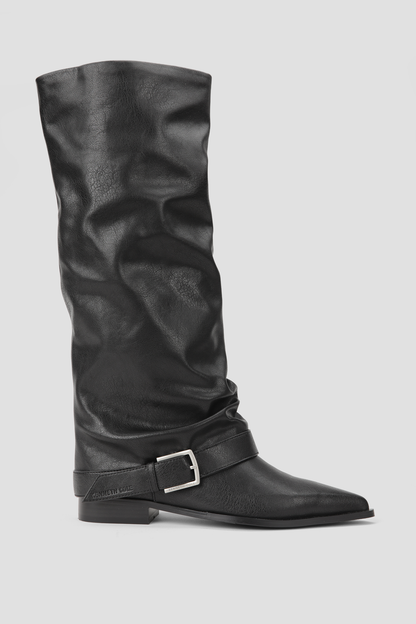 Knee High Buckle Boots