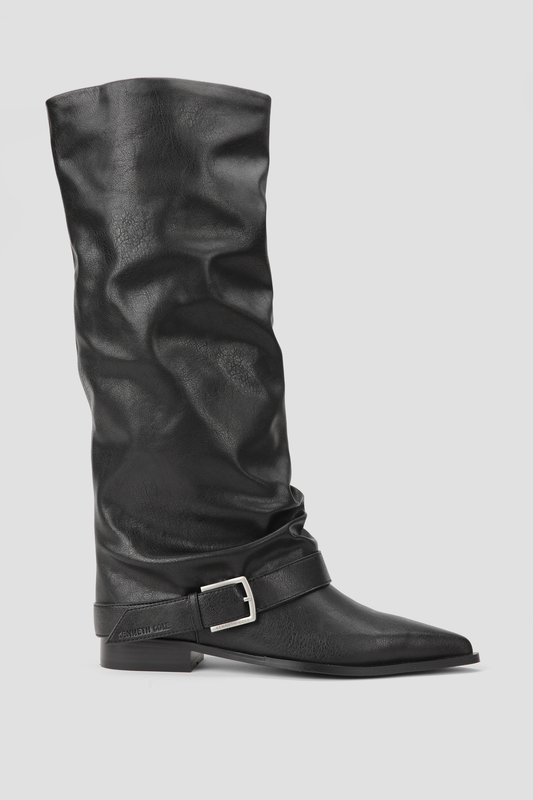 Knee High Buckle Boots