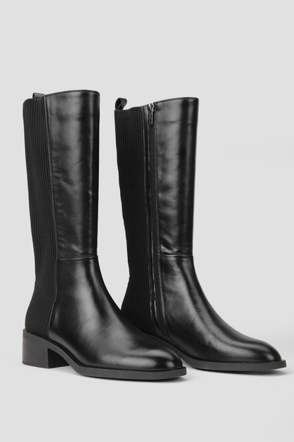 Leather High Boots