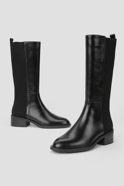 Leather High Boots