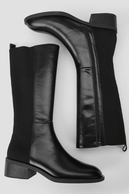 Leather High Boots
