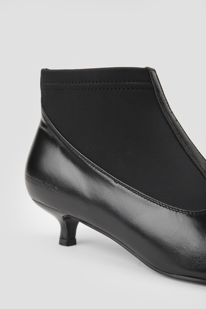 Leather Pointed Ankle Boots