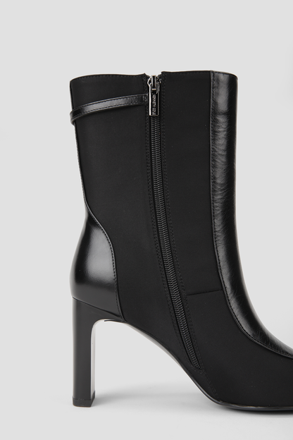 Leather Buckle Boots