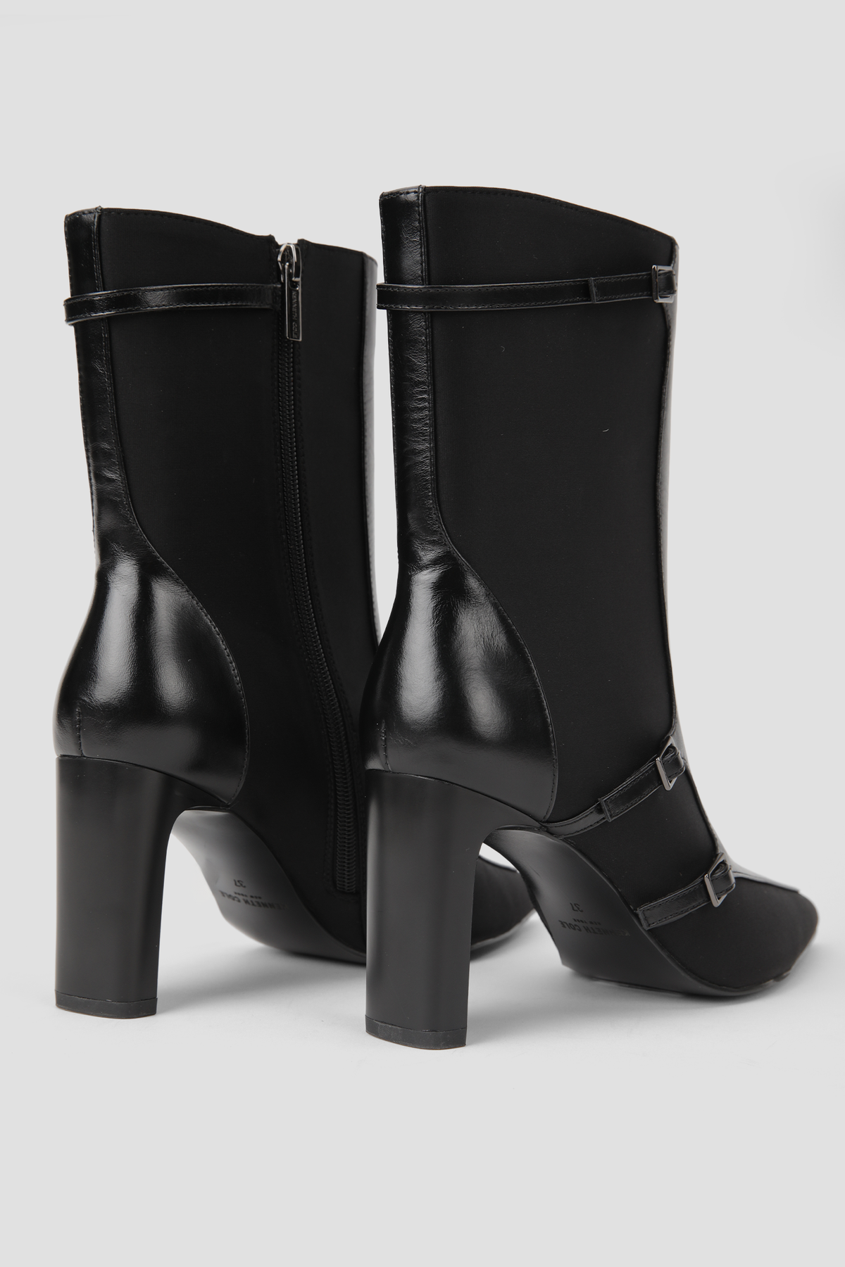Leather Buckle Boots
