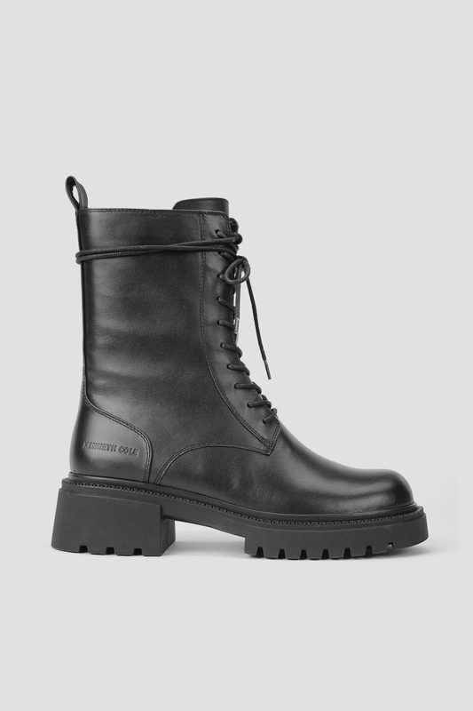 Leather Lace Up Boots