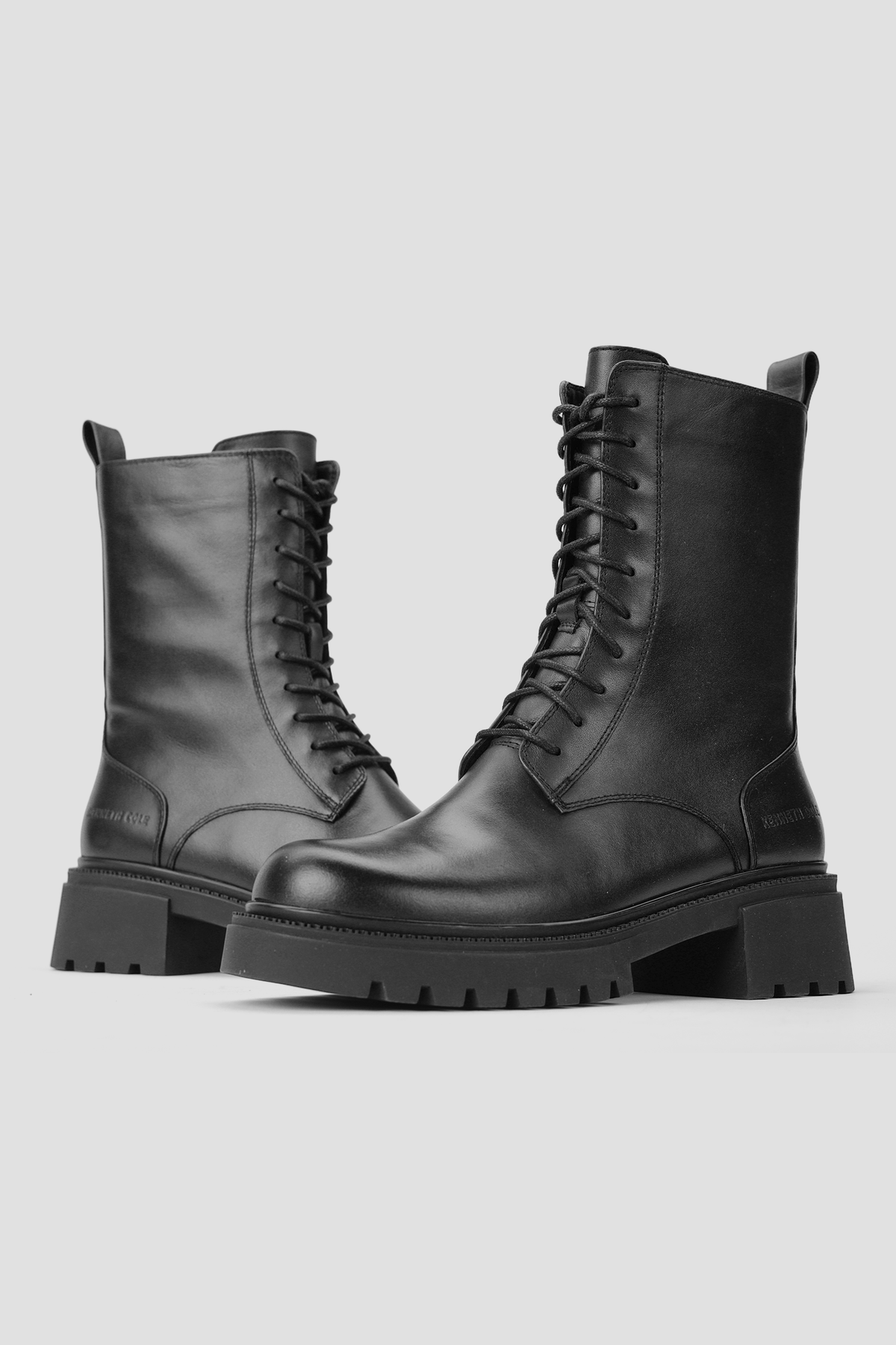 Leather Lace Up Boots