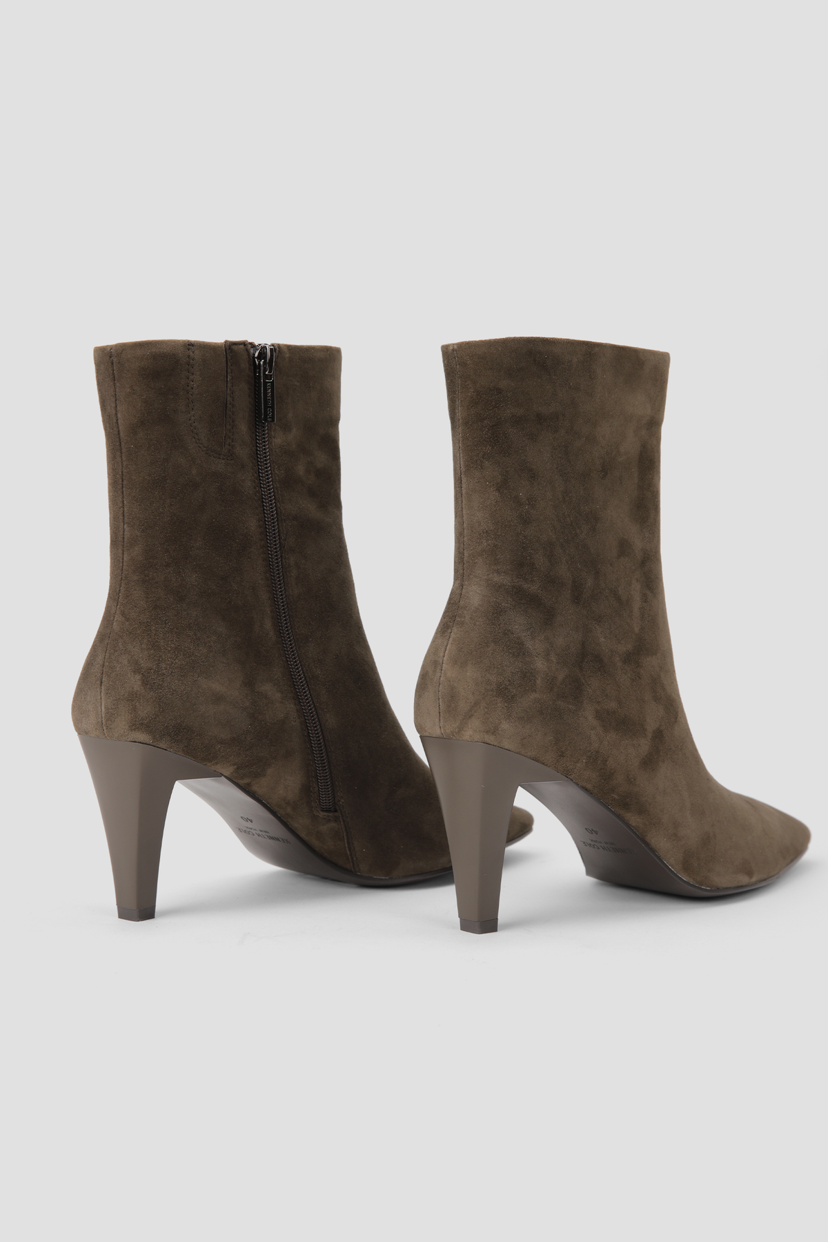 Suede Pointed Ankle Boots