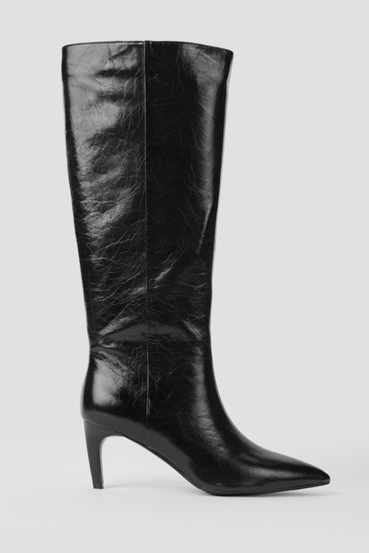 Leather Knee High Boots