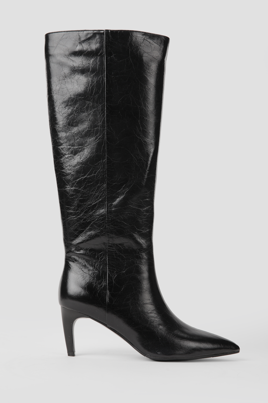 Leather Knee High Boots