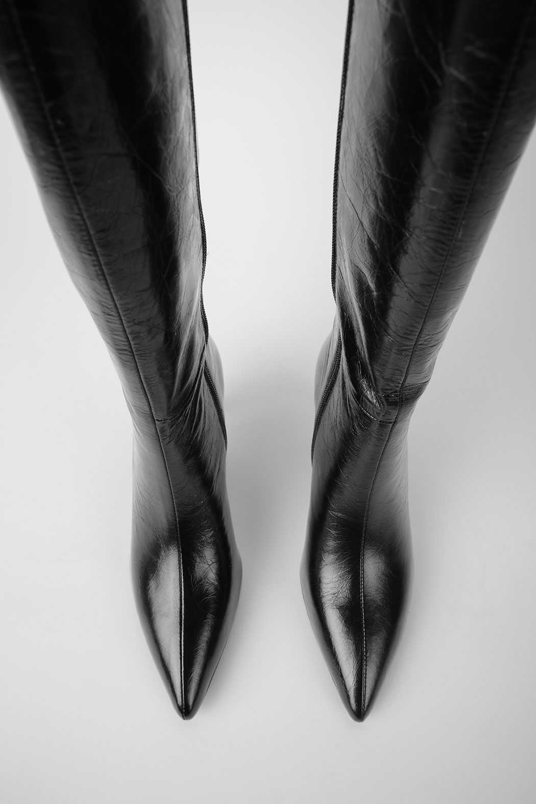 Leather Knee High Boots