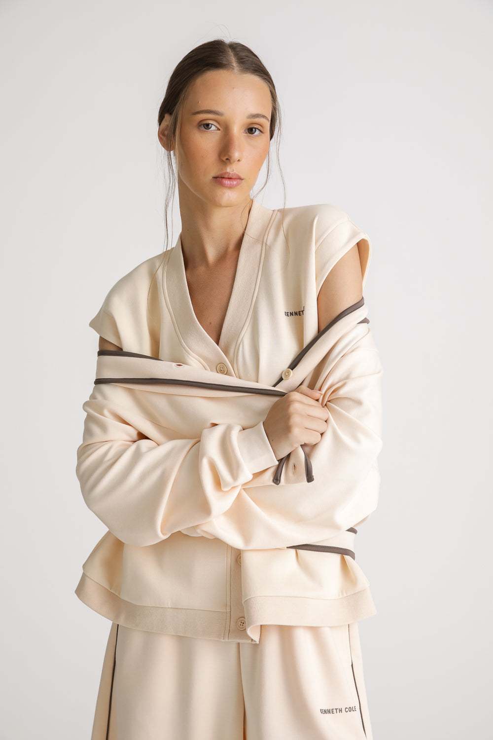 Relaxed V Neck Cardigan
