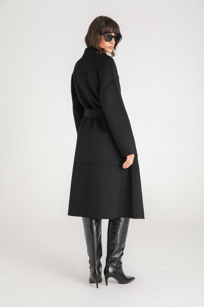 Long Belted Coat