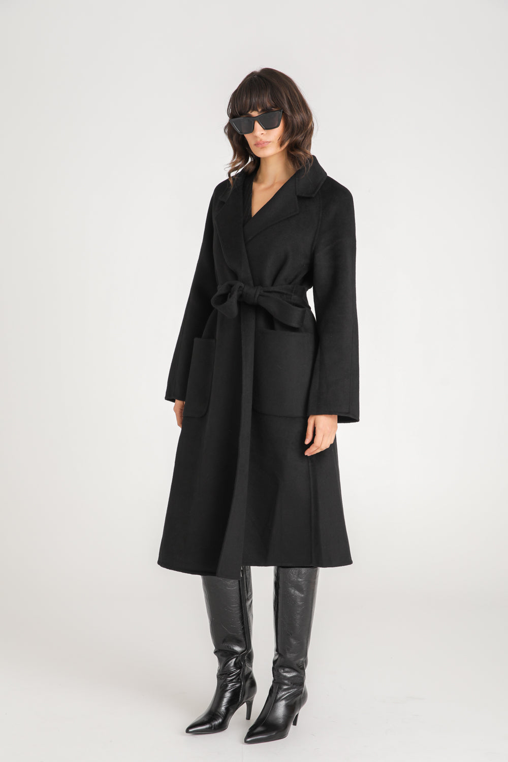 Long Belted Coat