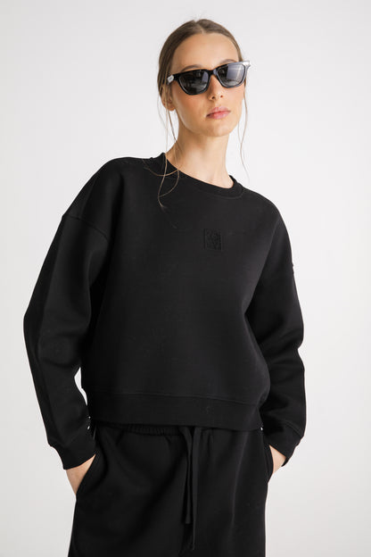 Cropped Logo Sweatshirt
