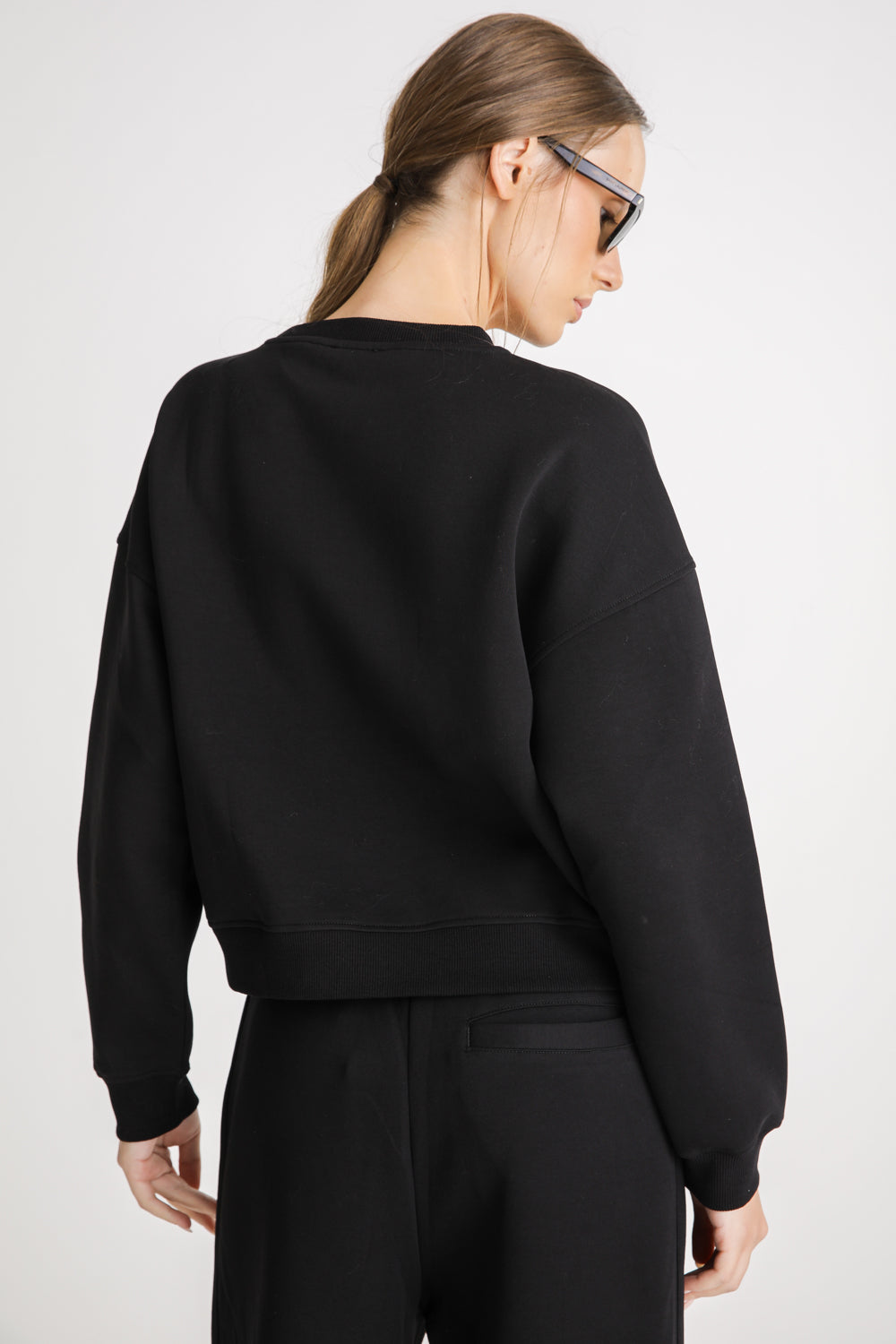 Cropped Logo Sweatshirt