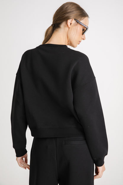 Cropped Logo Sweatshirt