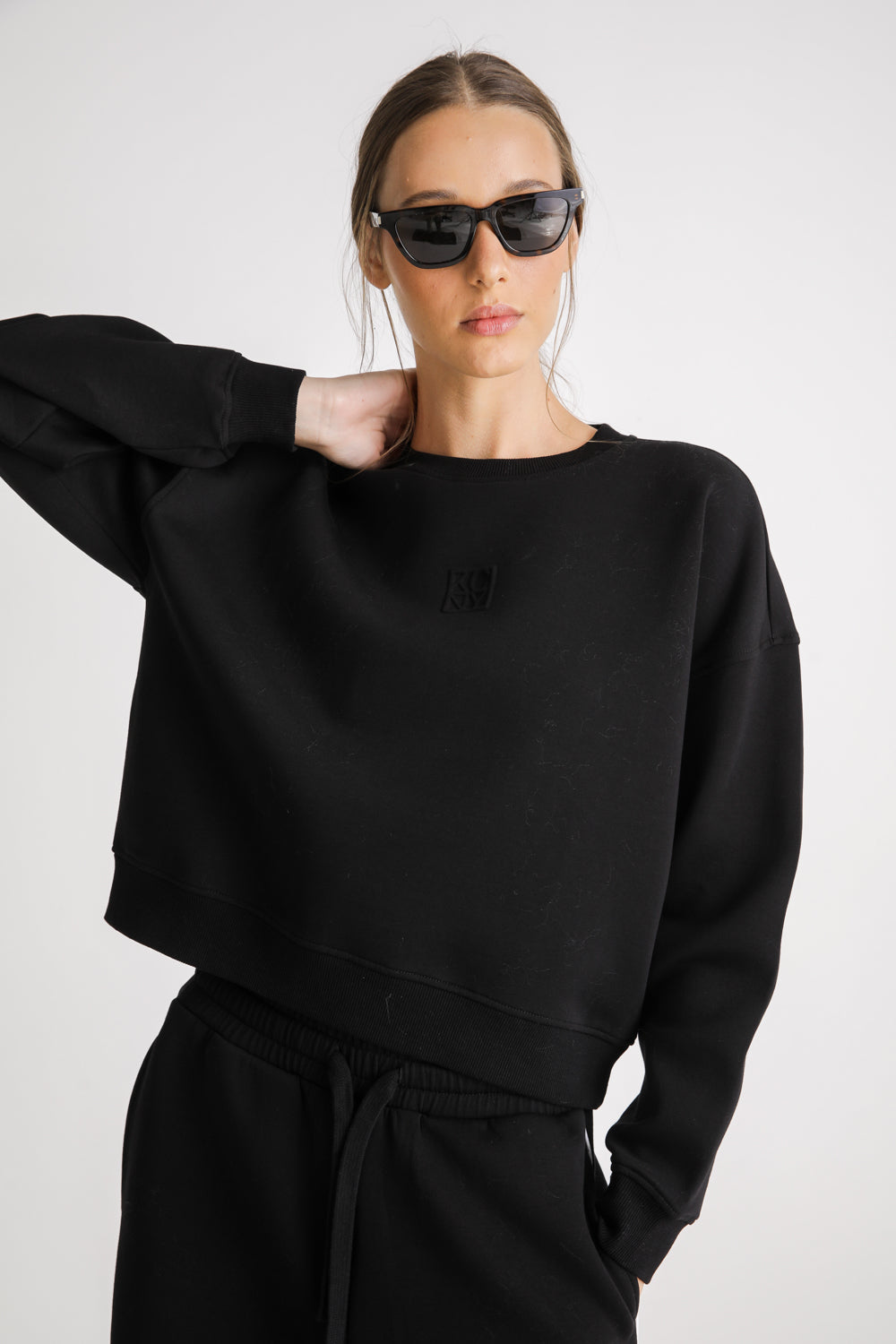 Cropped Logo Sweatshirt
