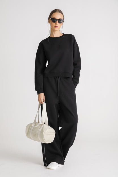 Cropped Logo Sweatshirt
