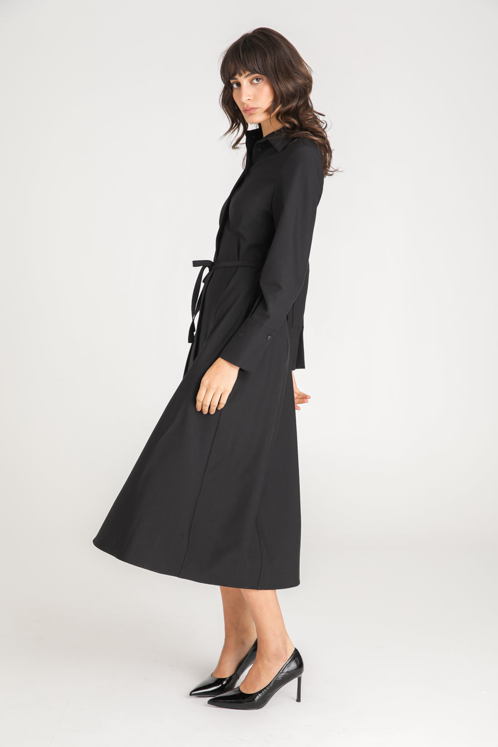 Belted Shirt Dress