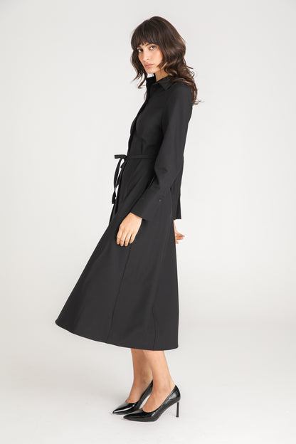 Belted Shirt Dress