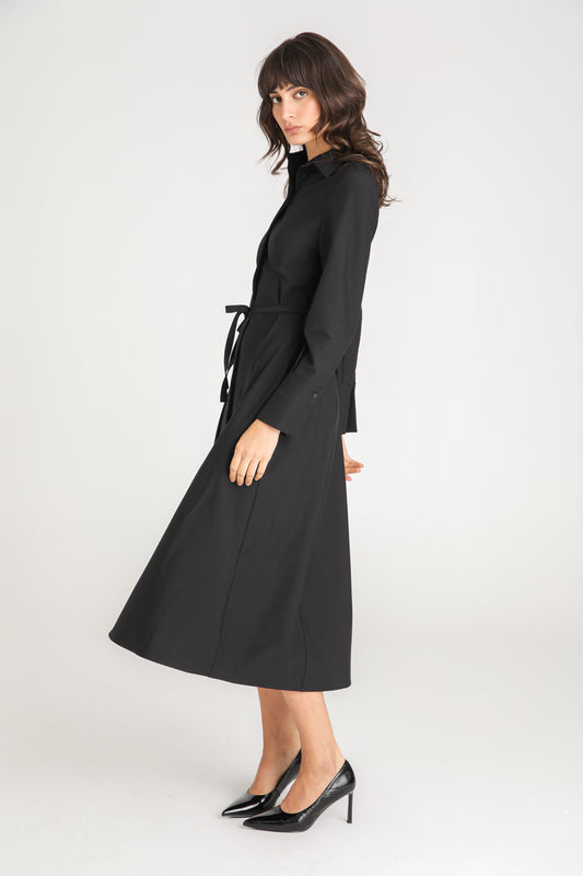 Belted Shirt Dress