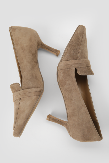 Suede Pointed Heels