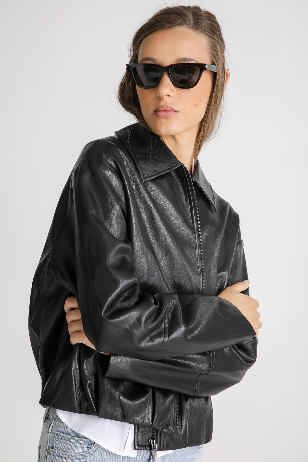 Vegan Leather Jacket