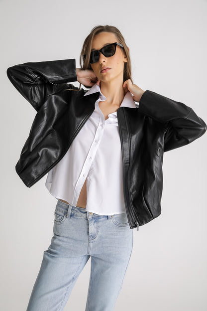 Vegan Leather Jacket