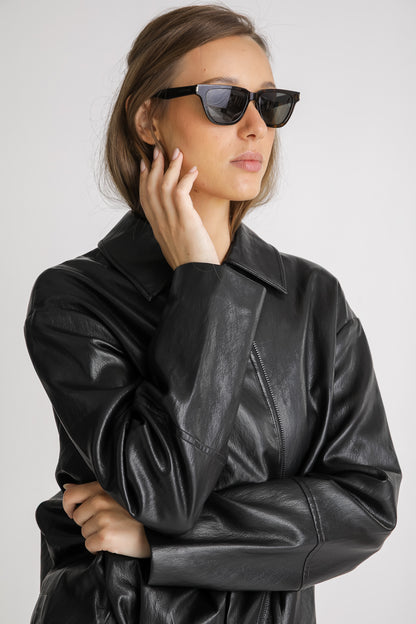 Vegan Leather Jacket