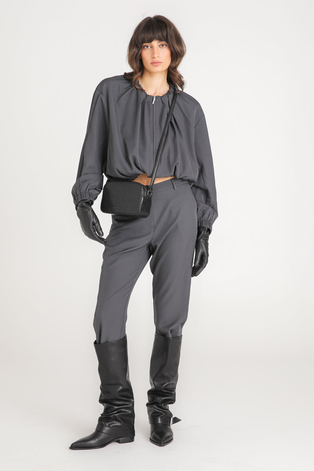 Cropped Zip Jacket