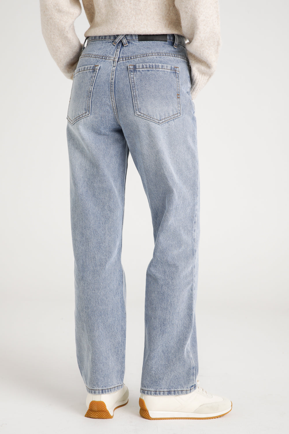 High Rise Straight Jeans