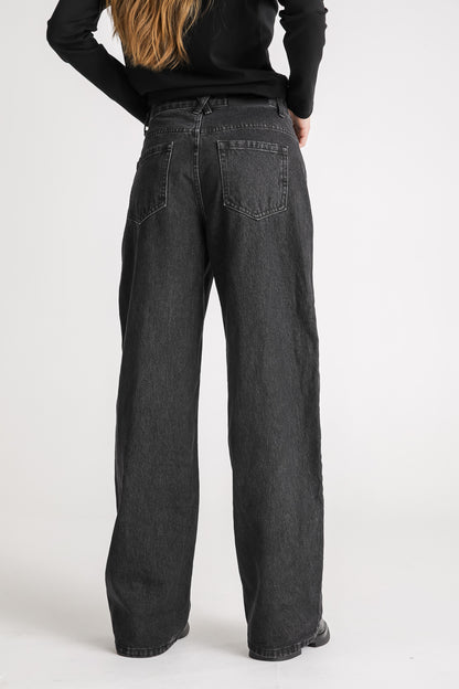 Mid Rise Cotton Jeans