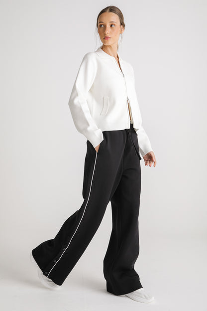 Knitted Cardigan With Zipper