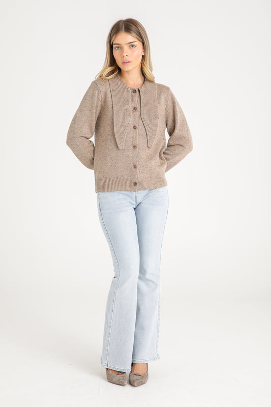 Statement Collar Cardigan