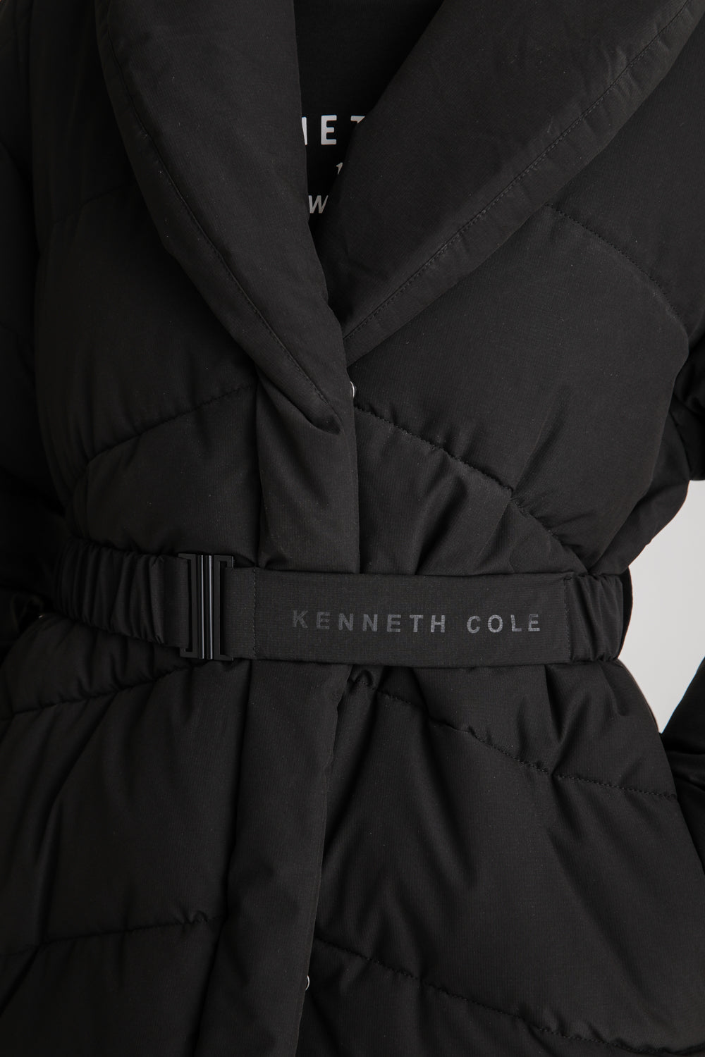 Belted Long Puffer Coat
