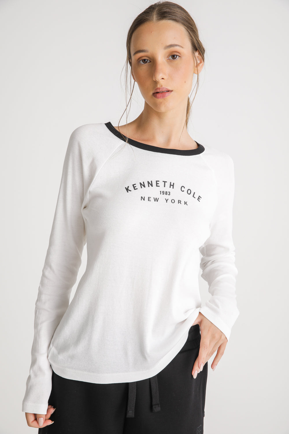 Fitted Cotton Crew Neck T Shirt